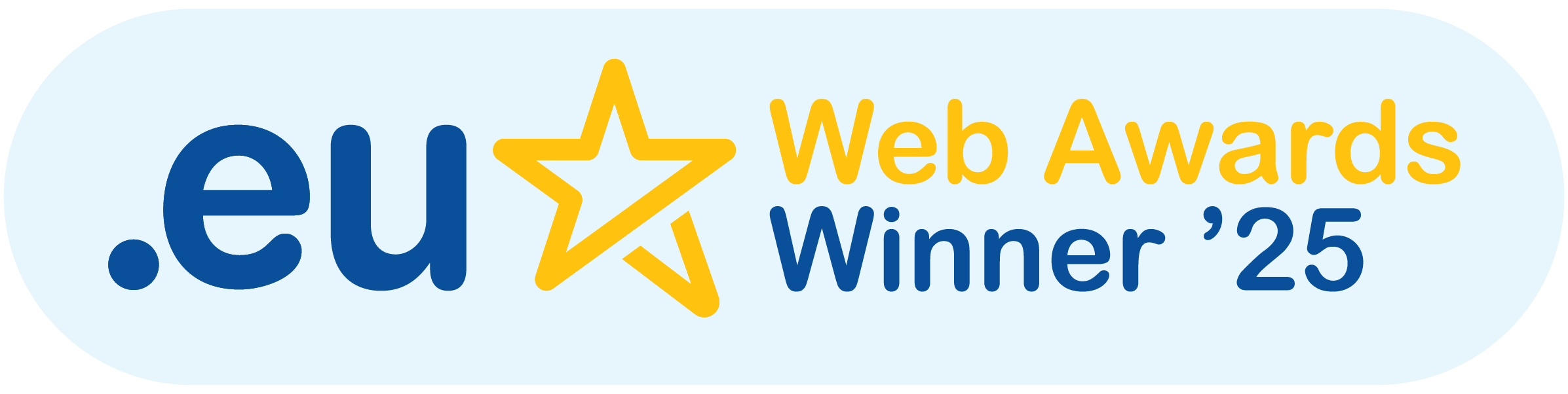 eu WebAwards – RGB Winner lightblue
